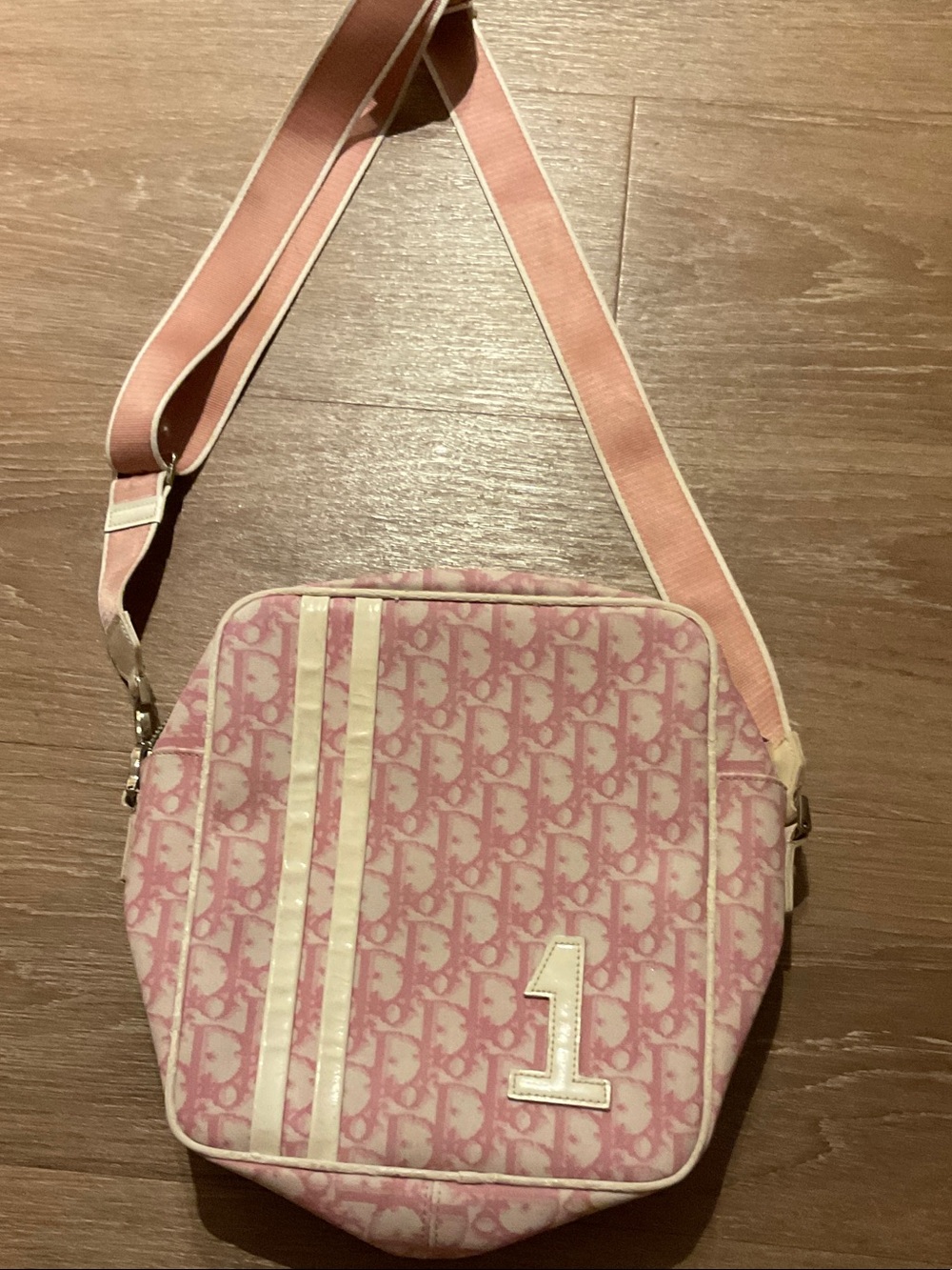 Dior Pink Patterned Crossbody Bag